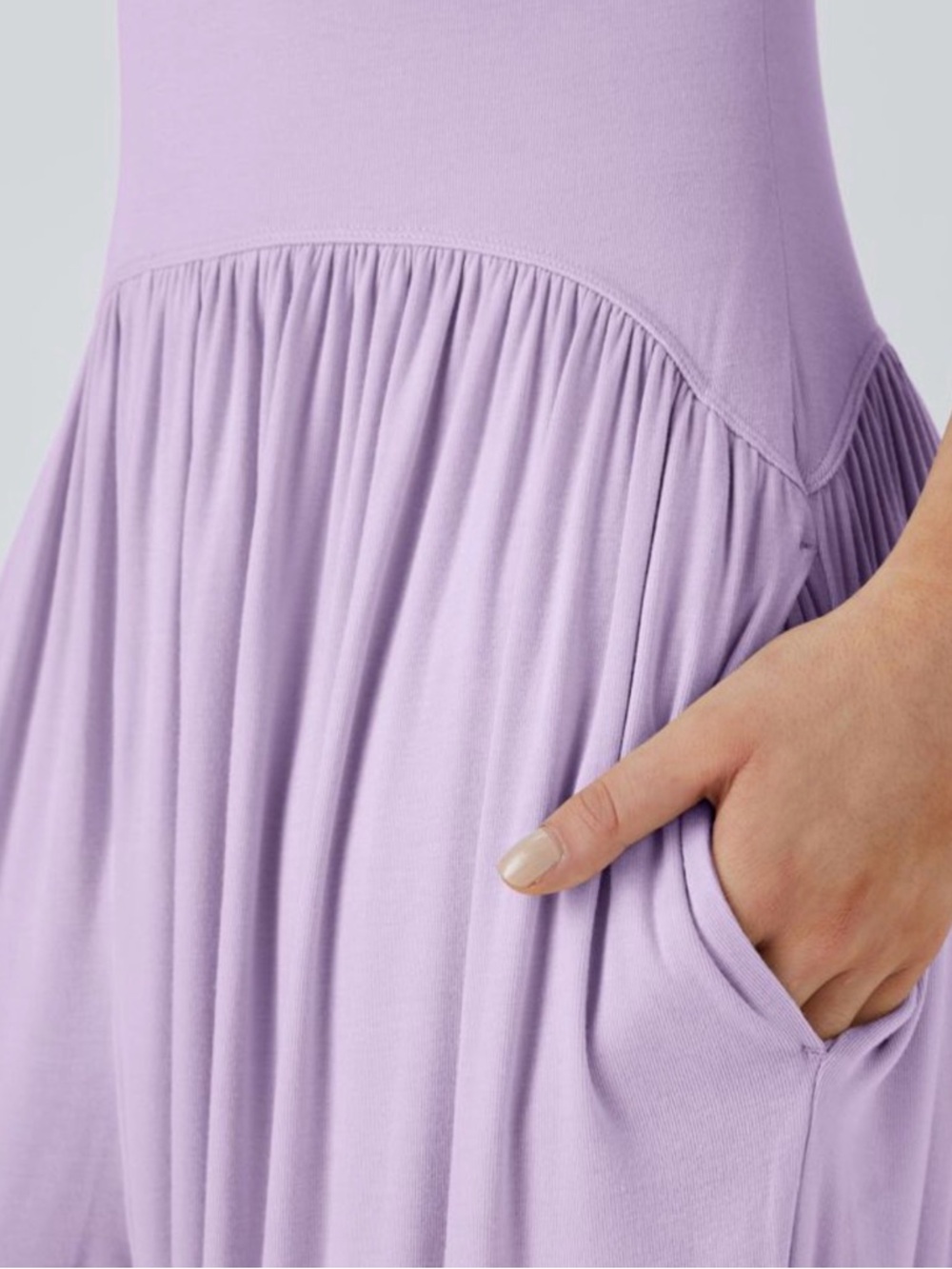 HALARA Lavender Strapless Harem Jumpsuit - Picture 7 of 9